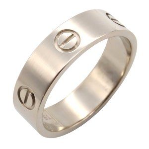 CARTIER 18k Silver Love Ring
